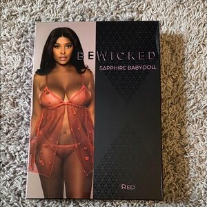 Sapphire Babydoll in Red